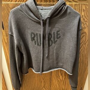Rumble Cropped Hoodie Like NWOT